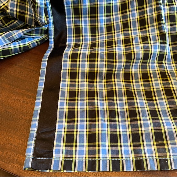 Burberry Ladies Blue Lampton Check Tie Waist Jumpsuit Brand Size 12 (US Size 10) - Picture 9 of 14